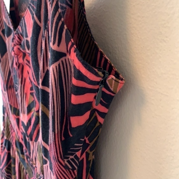 Hinge Pink Blue Floral Abstract Mini Dress, Size Small, NWT - Picture 10 of 11